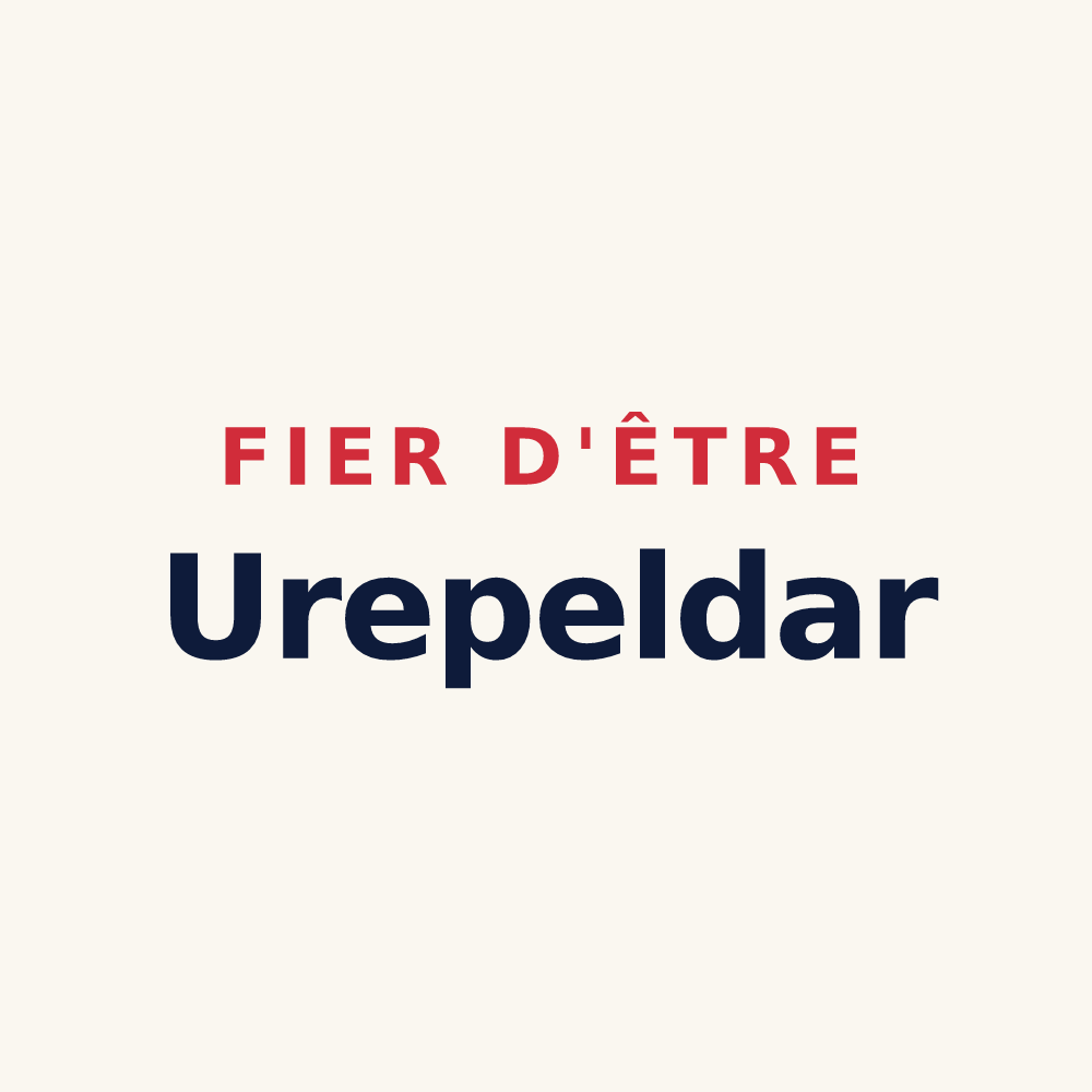 Tasse « Fier d'être Urepeldar » — design pour Urepel