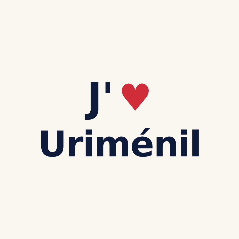 Tasse personnalisée Uriménil — design J'aime Uriménil