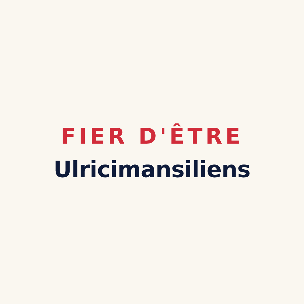 Tasse « Fier d'être Ulricimansiliens » — design pour Uriménil