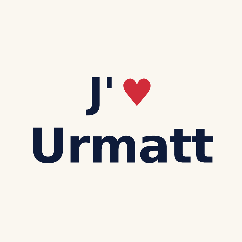 Tasse personnalisée Urmatt — design J'aime Urmatt