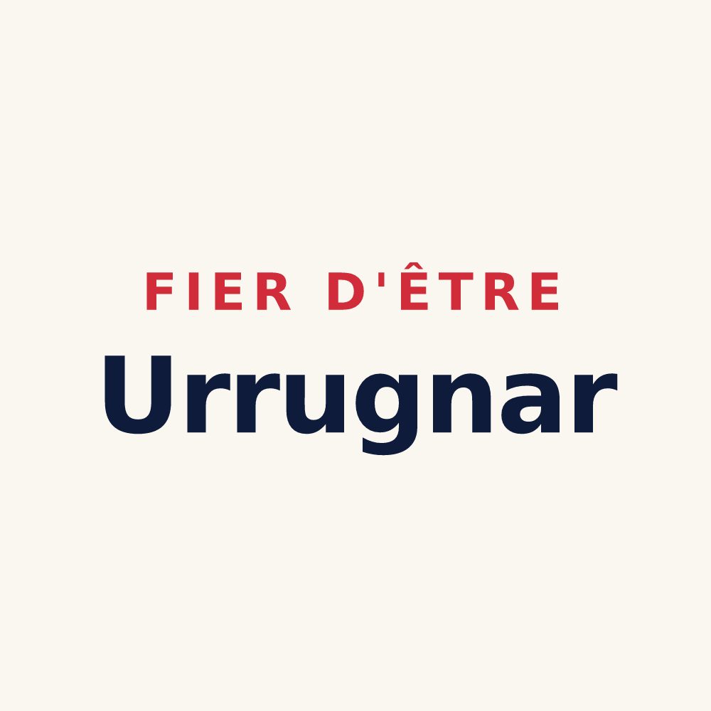 Tasse « Fier d'être Urrugnar » — design pour Urrugne