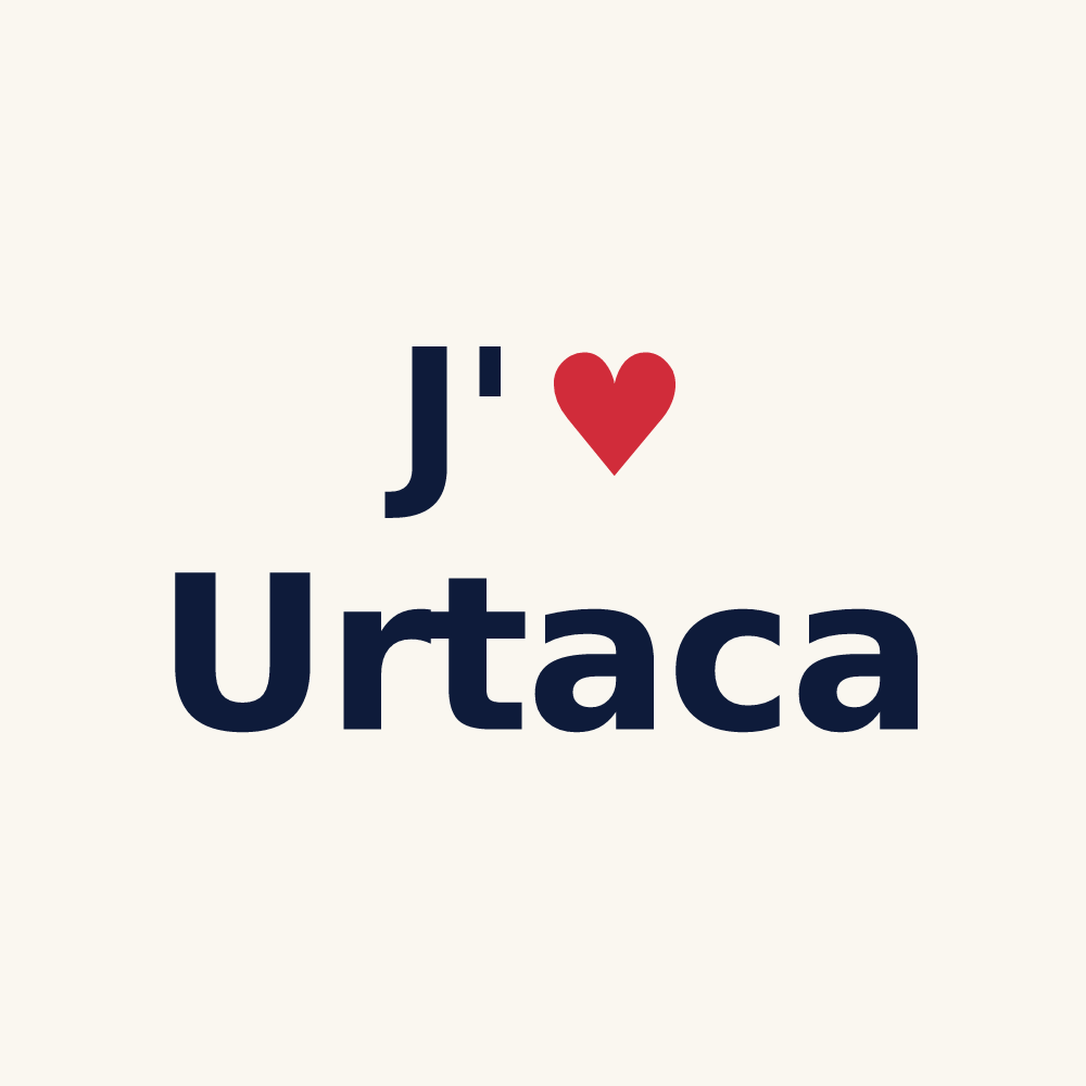Tasse personnalisée Urtaca — design J'aime Urtaca