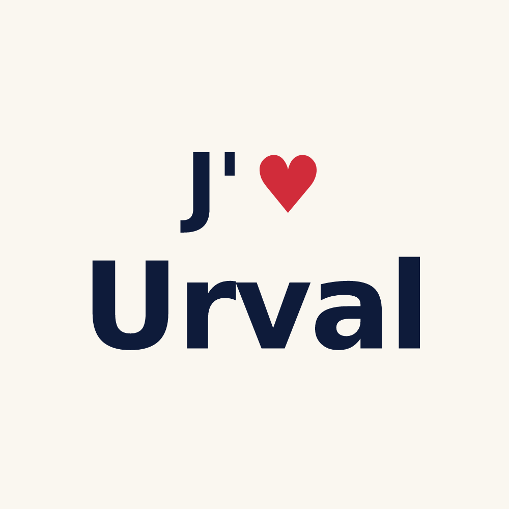 Tasse personnalisée Urval — design J'aime Urval