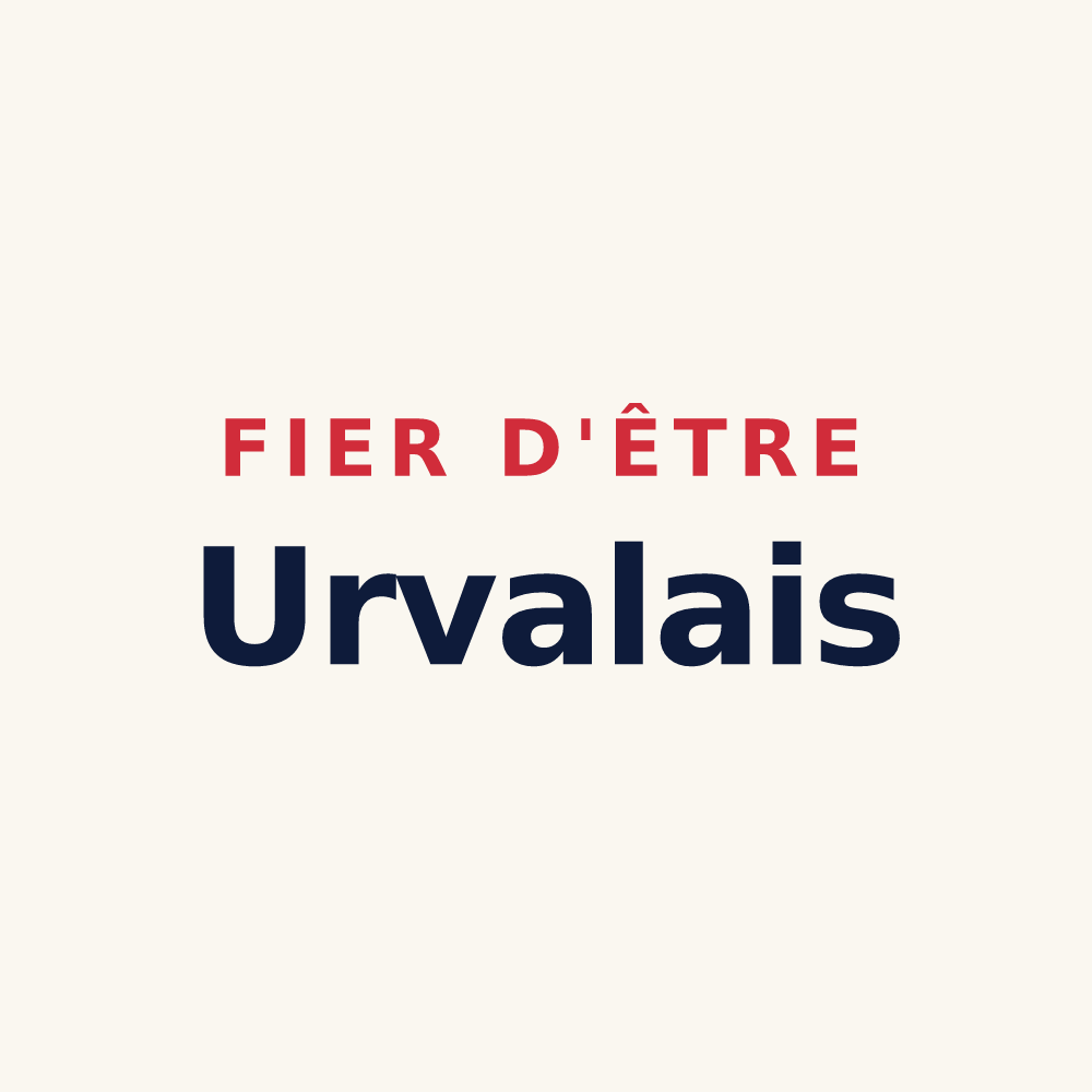 Tasse « Fier d'être Urvalais » — design pour Urval