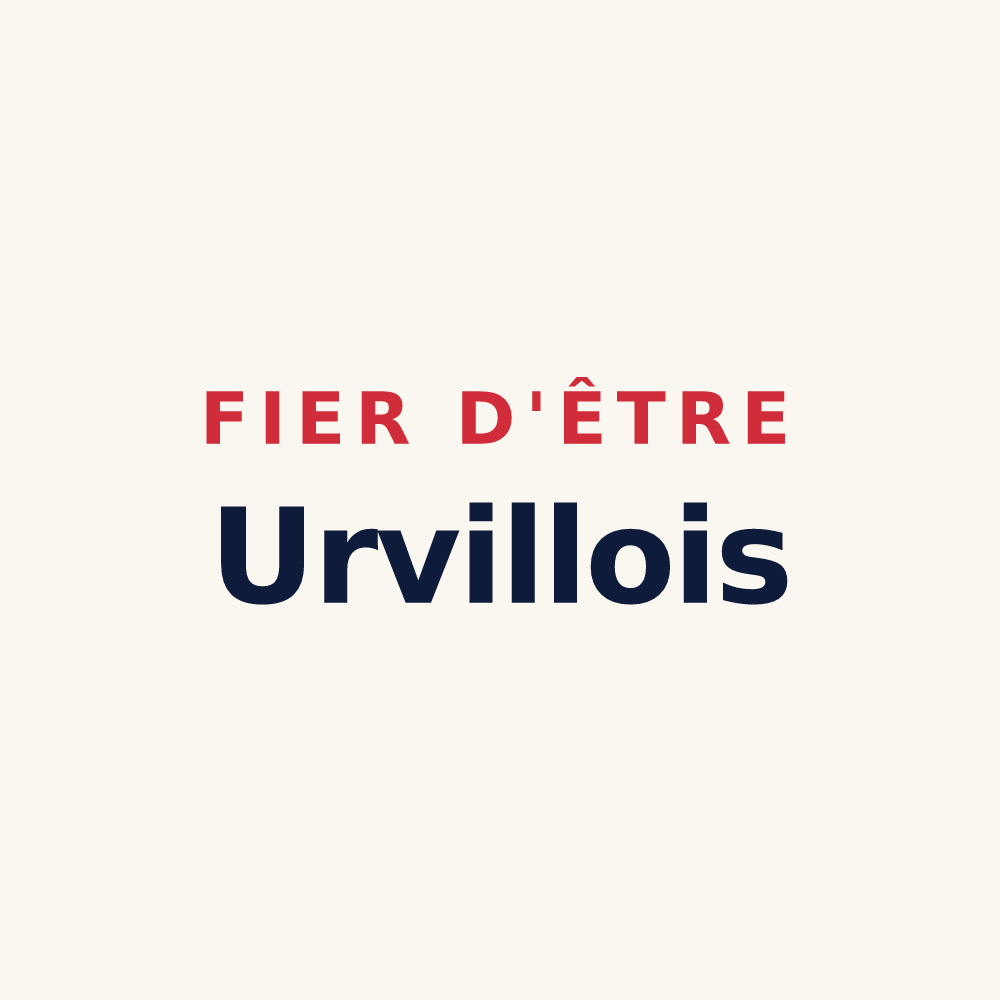 Tasse « Fier d'être Urvillois » — design pour Urville