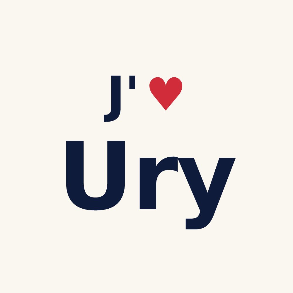 Tasse personnalisée Ury — design J'aime Ury
