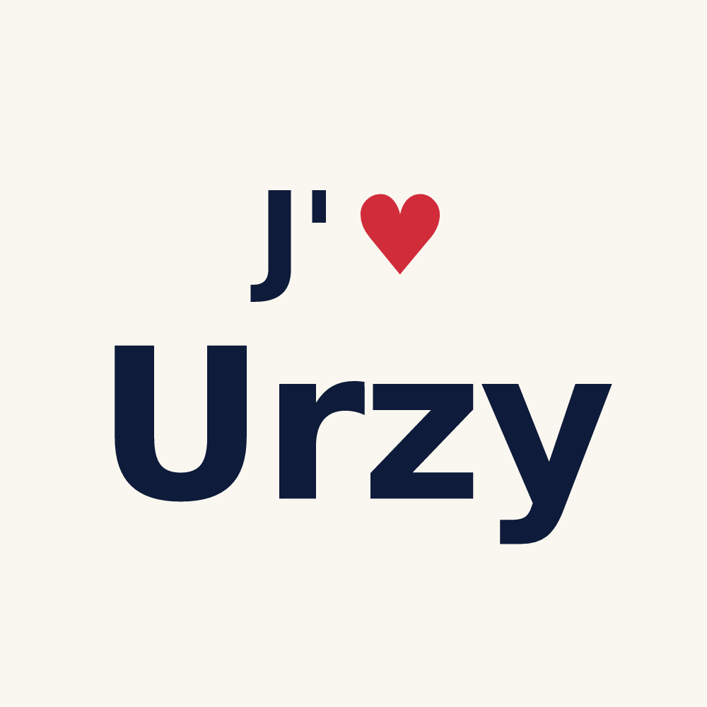 Tasse personnalisée Urzy — design J'aime Urzy