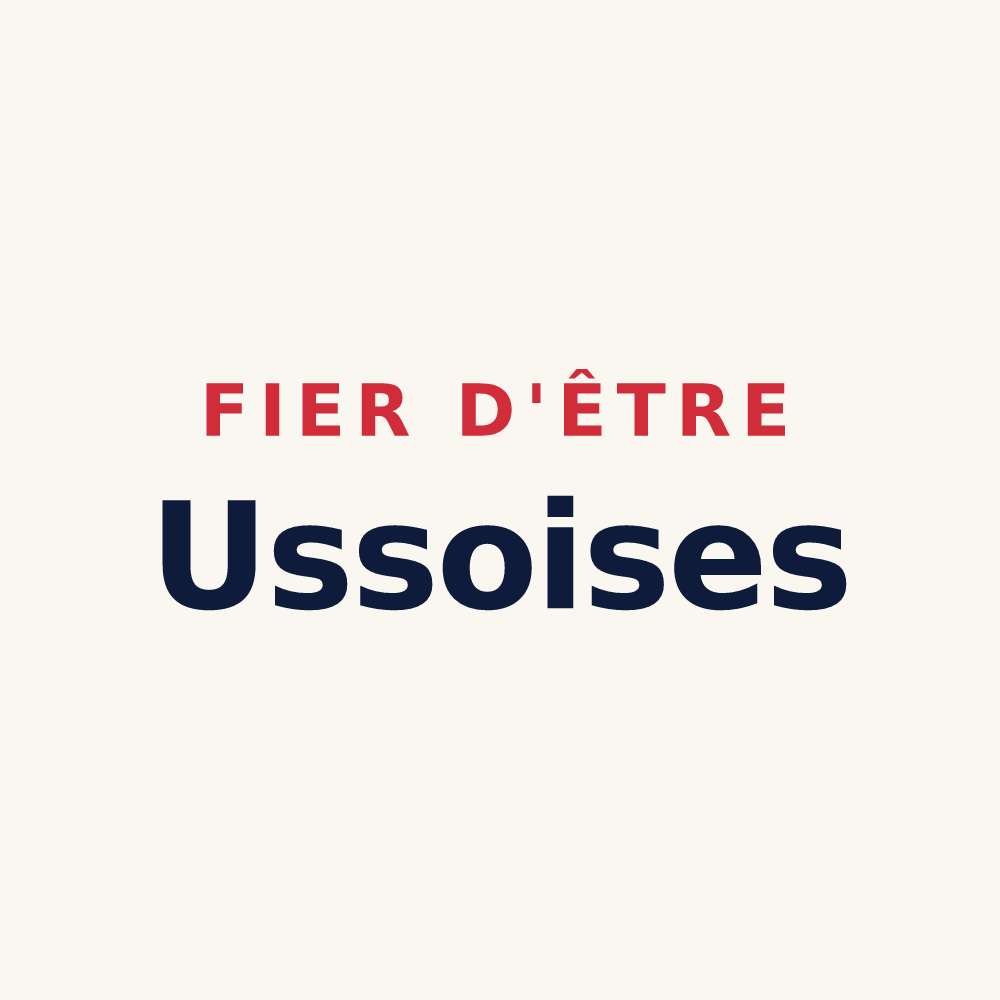 Tasse « Fier d'être Ussoises » — design pour Us