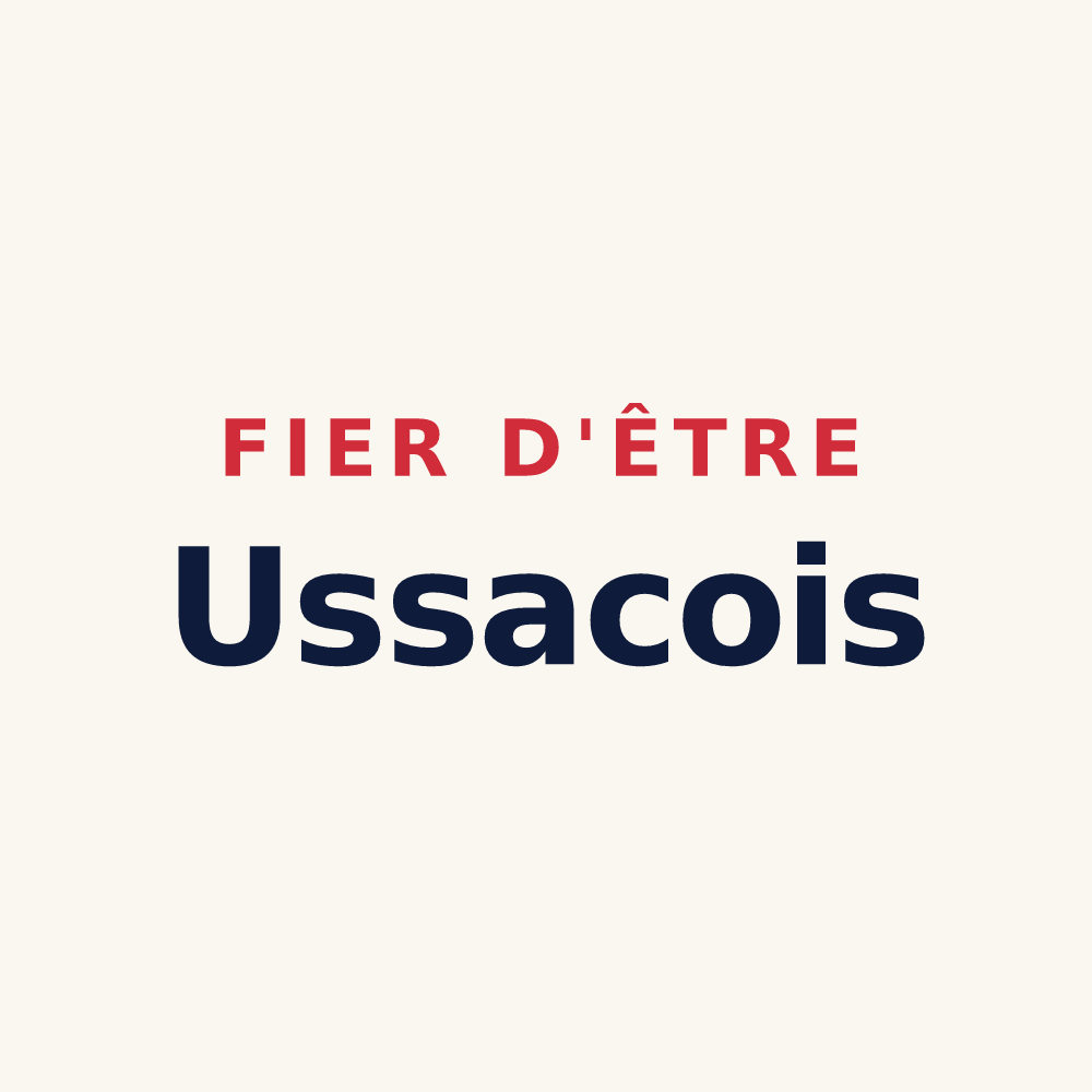 Tasse « Fier d'être Ussacois » — design pour Ussac