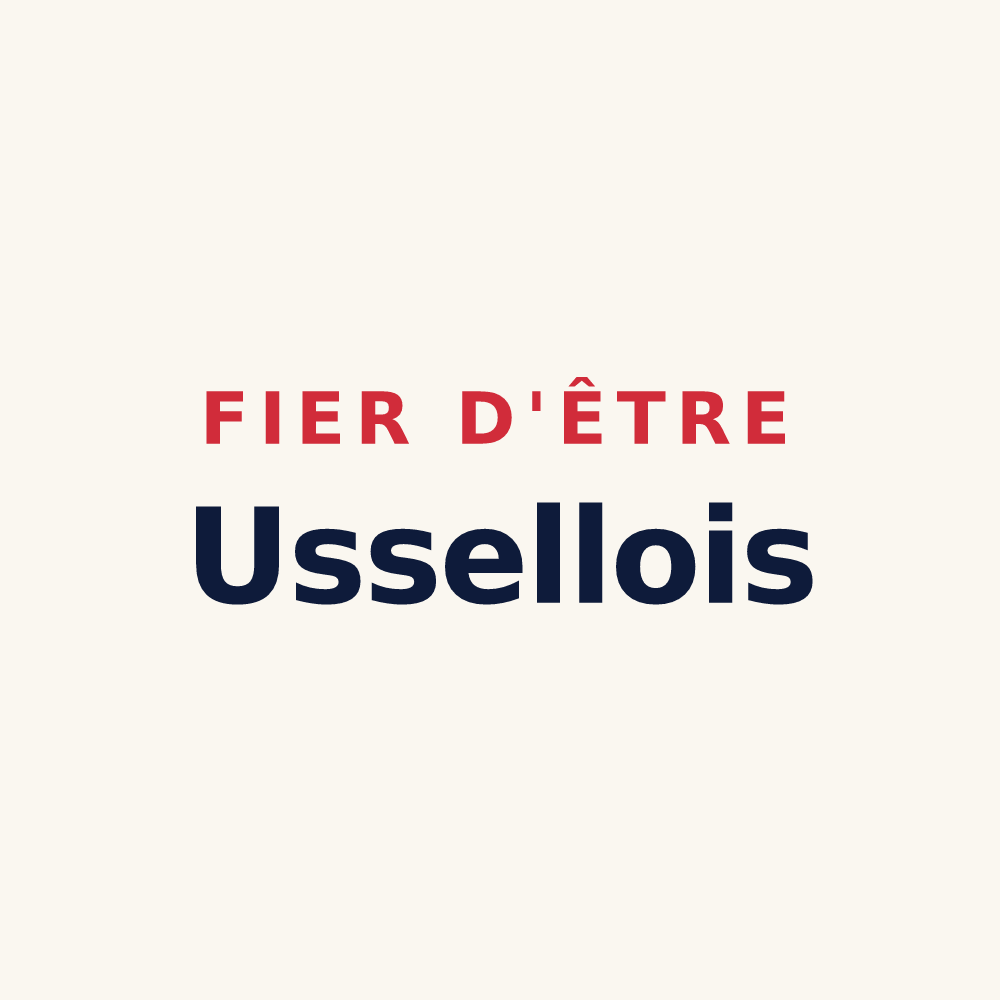 Tasse « Fier d'être Ussellois » — design pour Ussel