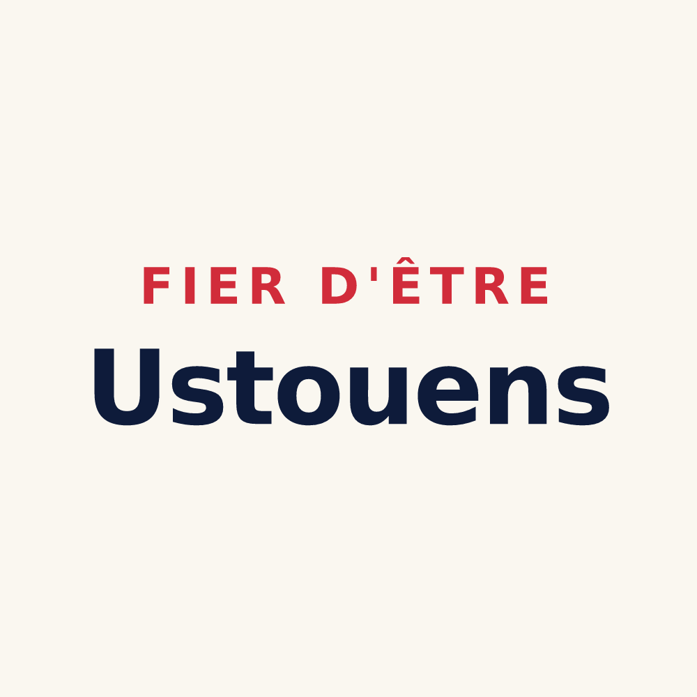 Tasse « Fier d'être Ustouens » — design pour Ustou
