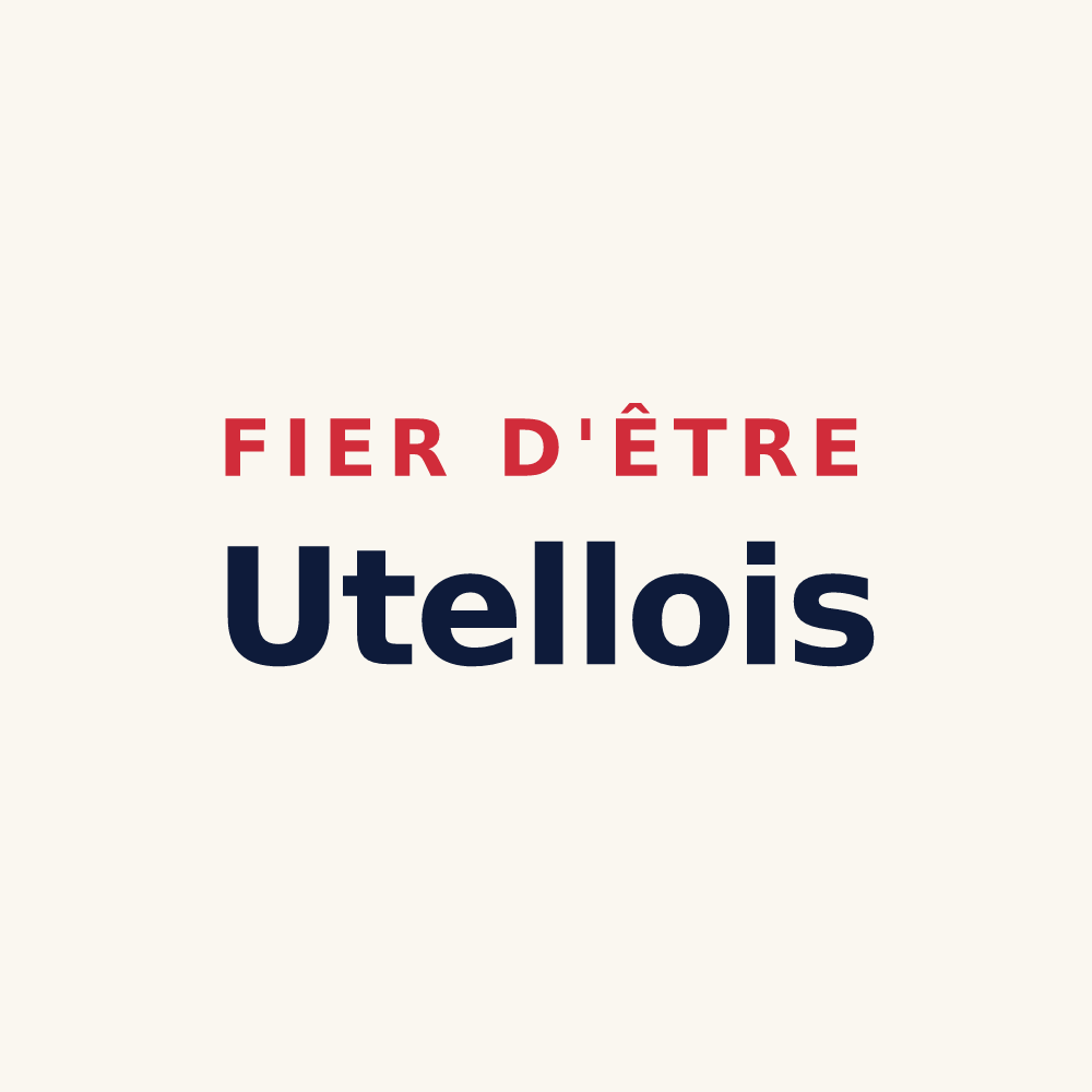 Tasse « Fier d'être Utellois » — design pour Utelle