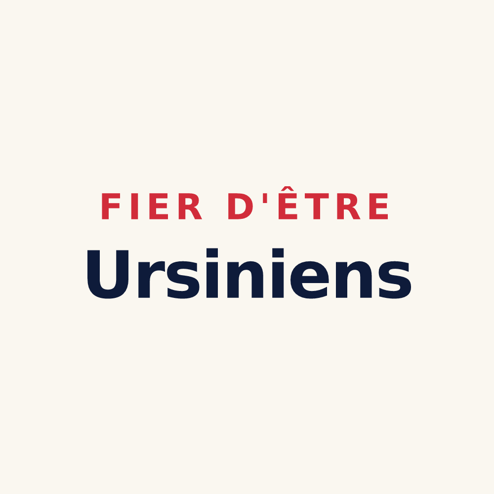 Tasse « Fier d'être Ursiniens » — design pour Uxegney