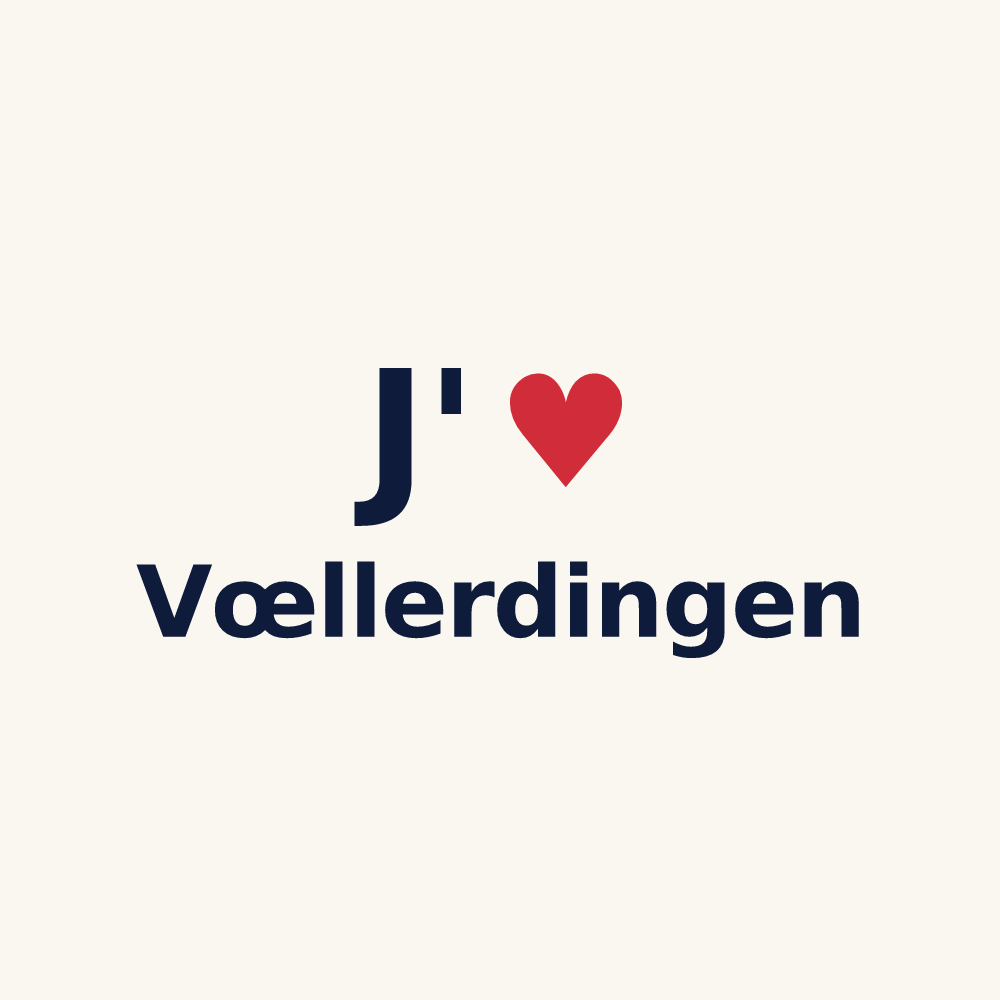 Tasse personnalisée Vœllerdingen — design J'aime Vœllerdingen