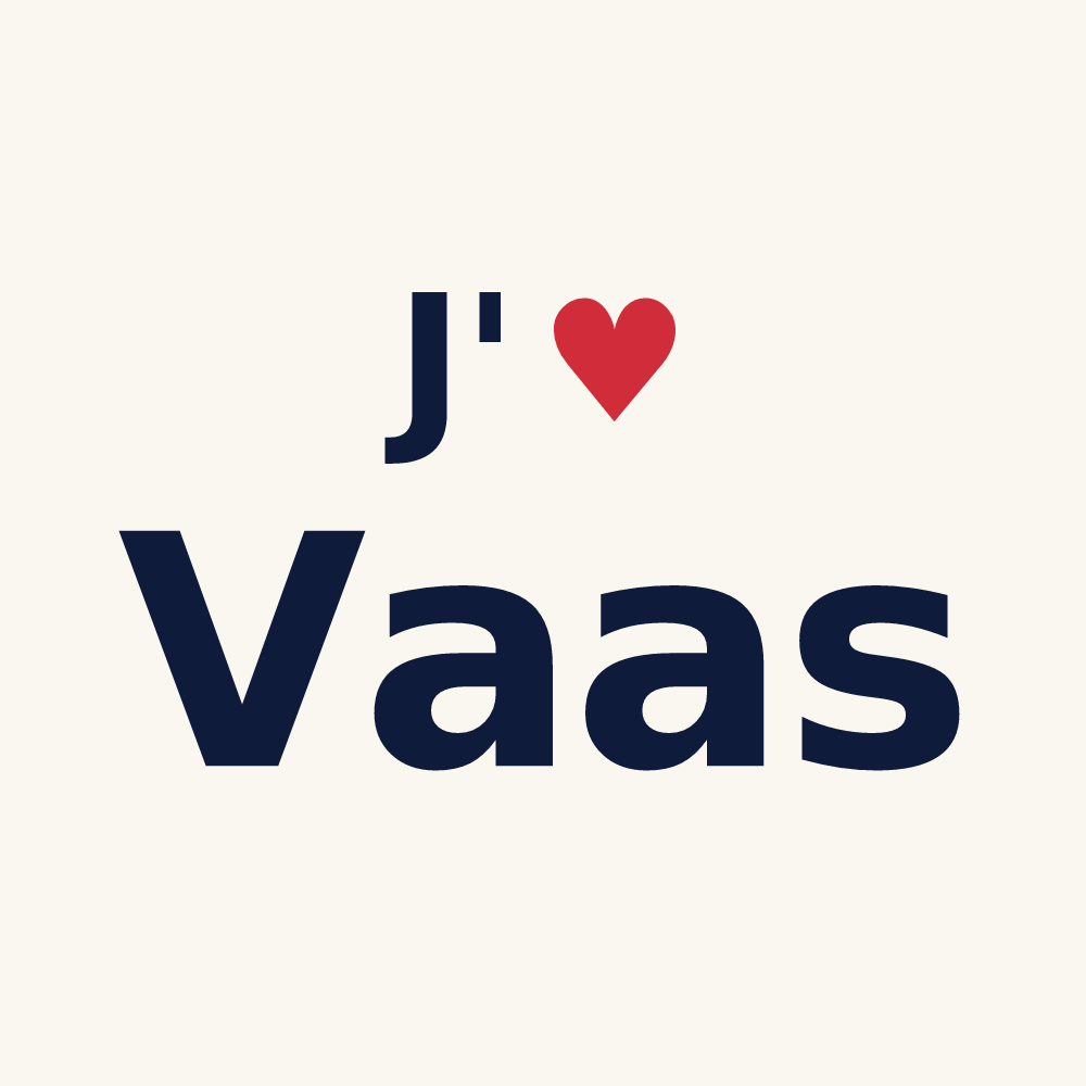 Tasse personnalisée Vaas — design J'aime Vaas