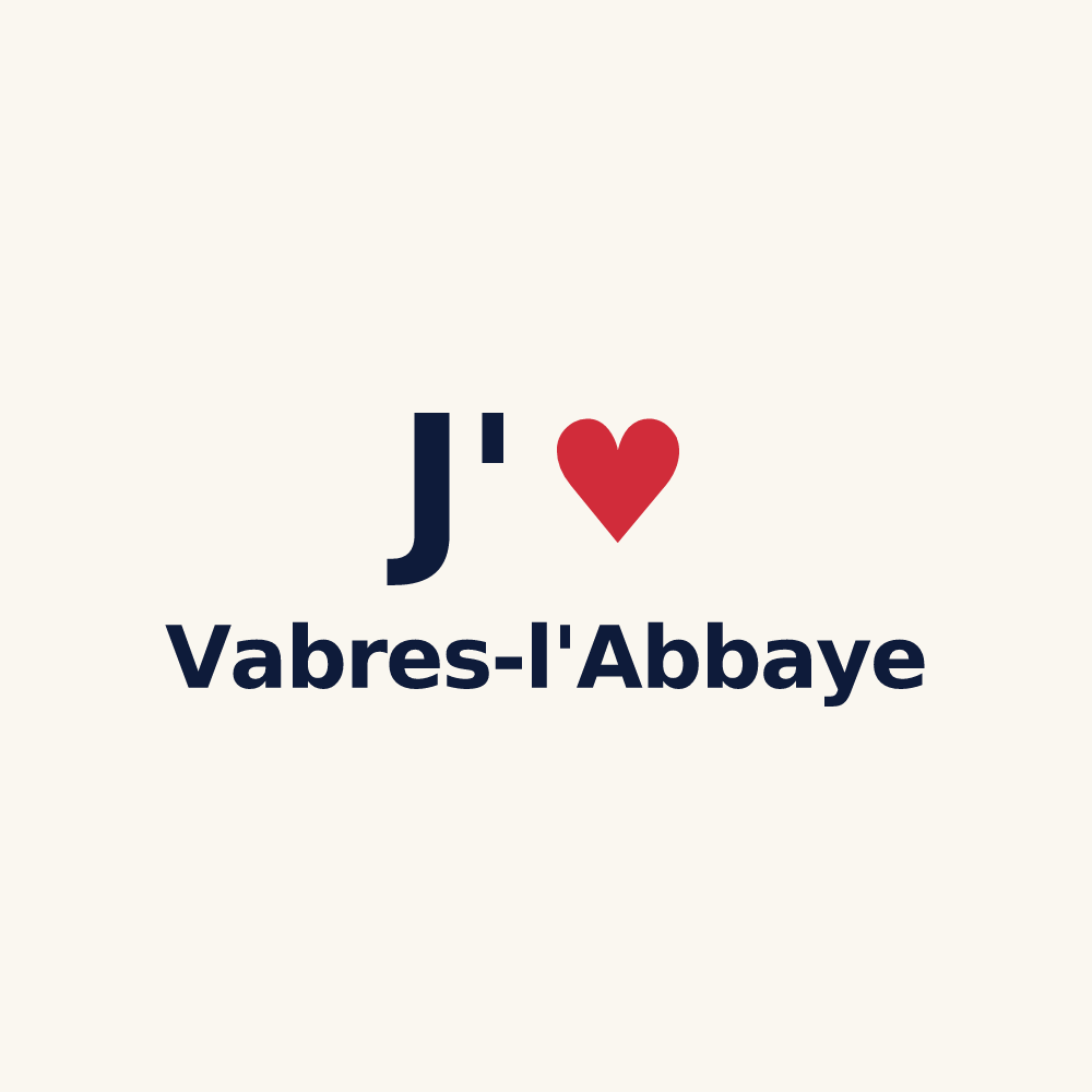 Tasse personnalisée Vabres-l'Abbaye — design J'aime Vabres-l'Abbaye