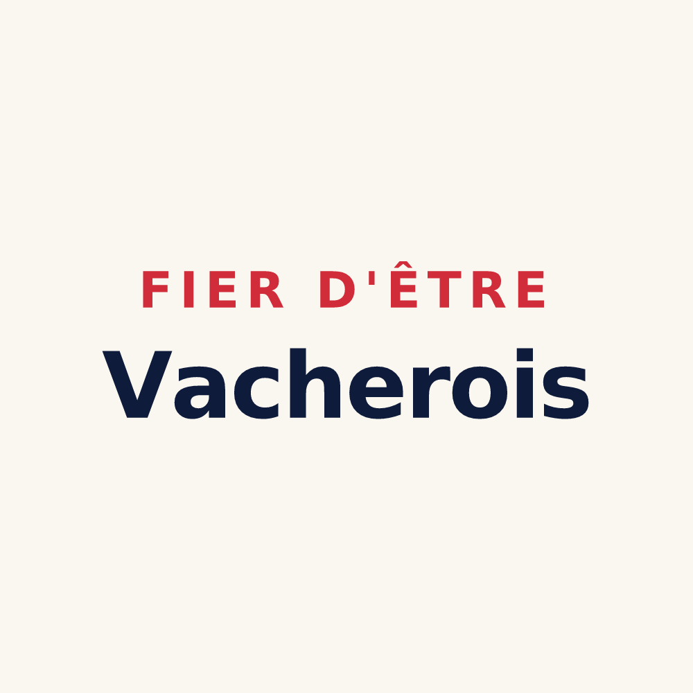 Tasse « Fier d'être Vacherois » — design pour Vachères-en-Quint