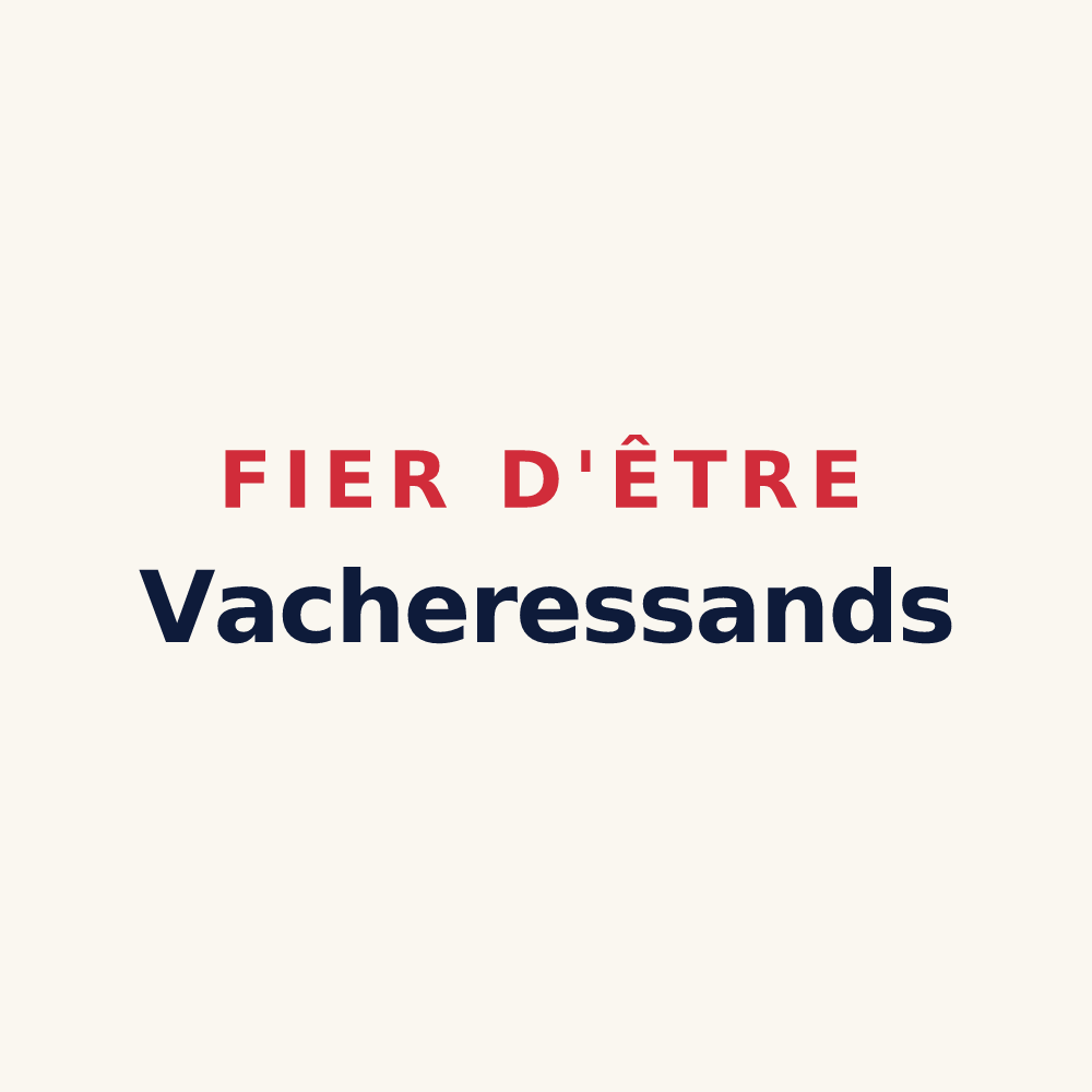 Tasse « Fier d'être Vacheressands » — design pour Vacheresse