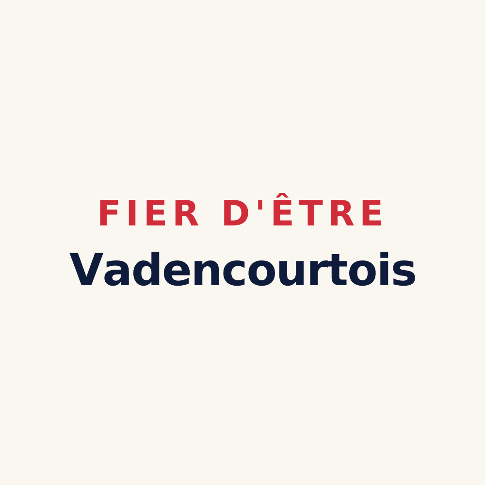 Tasse « Fier d'être Vadencourtois » — design pour Vadencourt