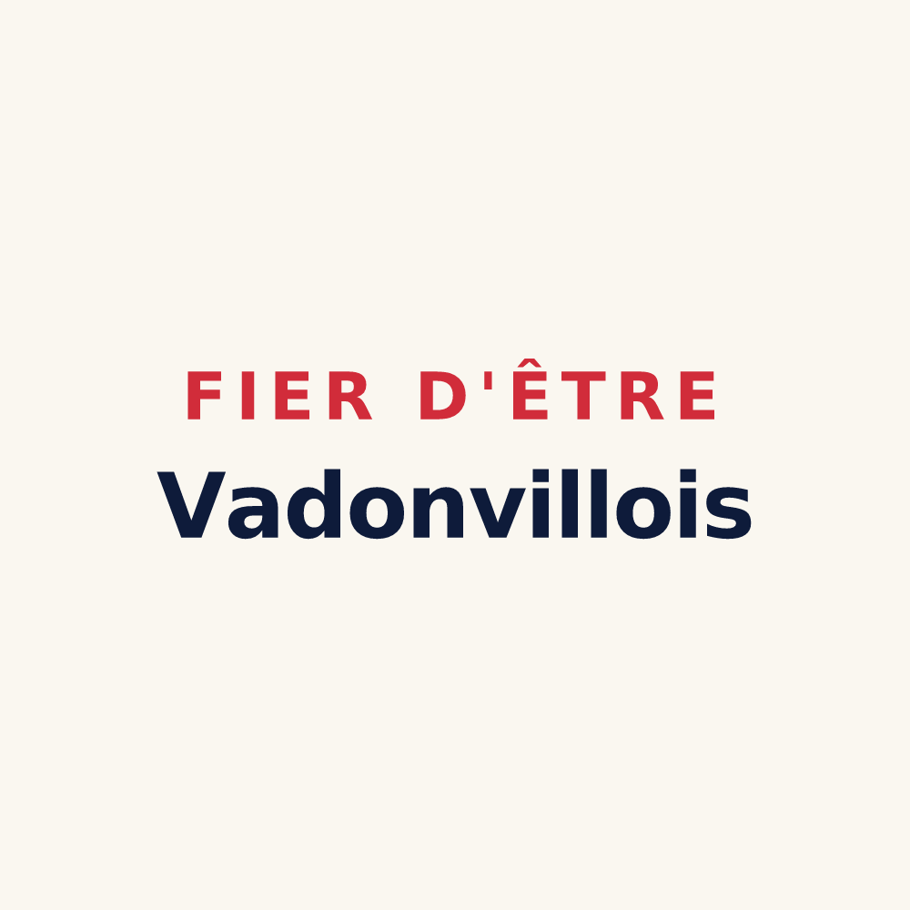 Tasse « Fier d'être Vadonvillois » — design pour Vadonville