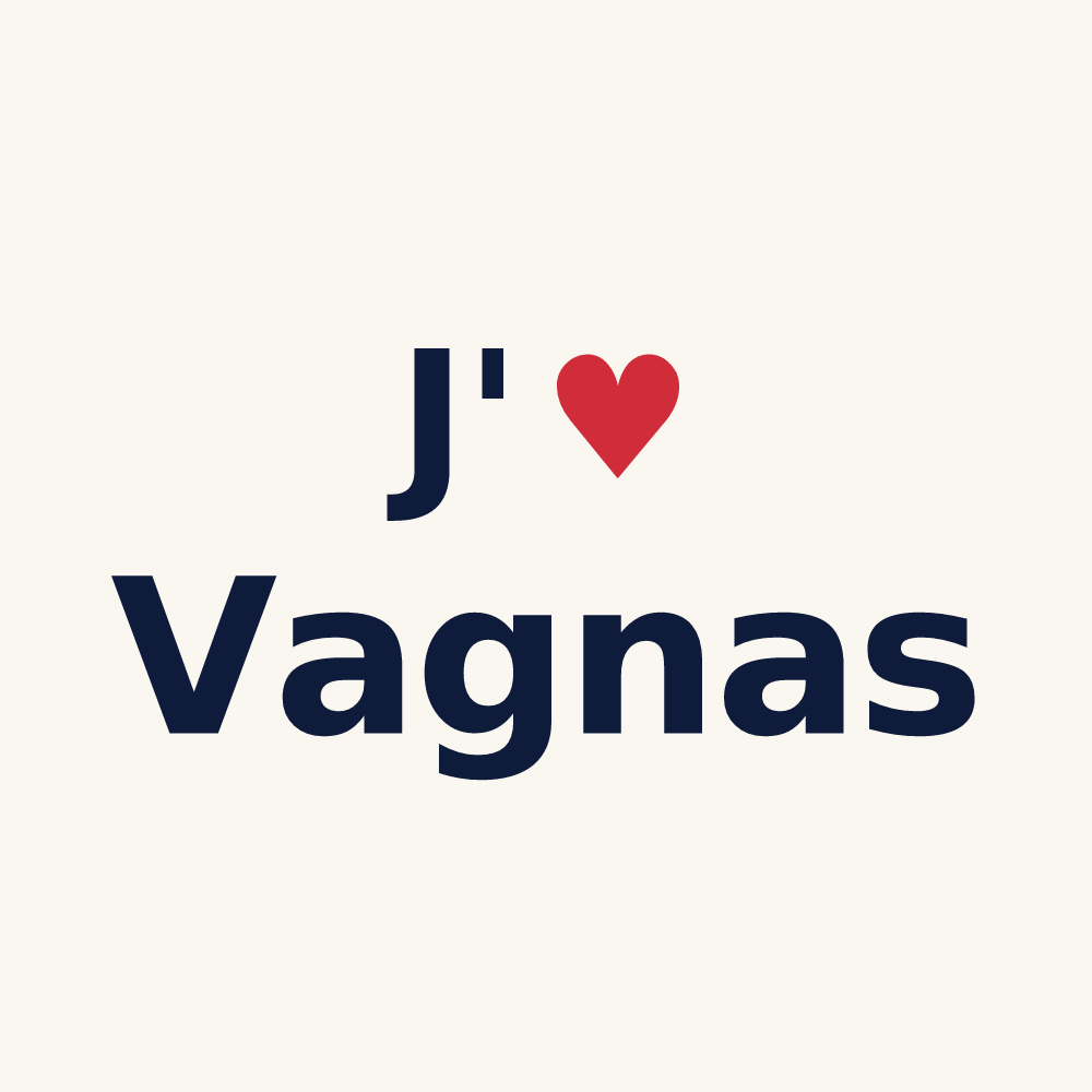 Tasse personnalisée Vagnas — design J'aime Vagnas