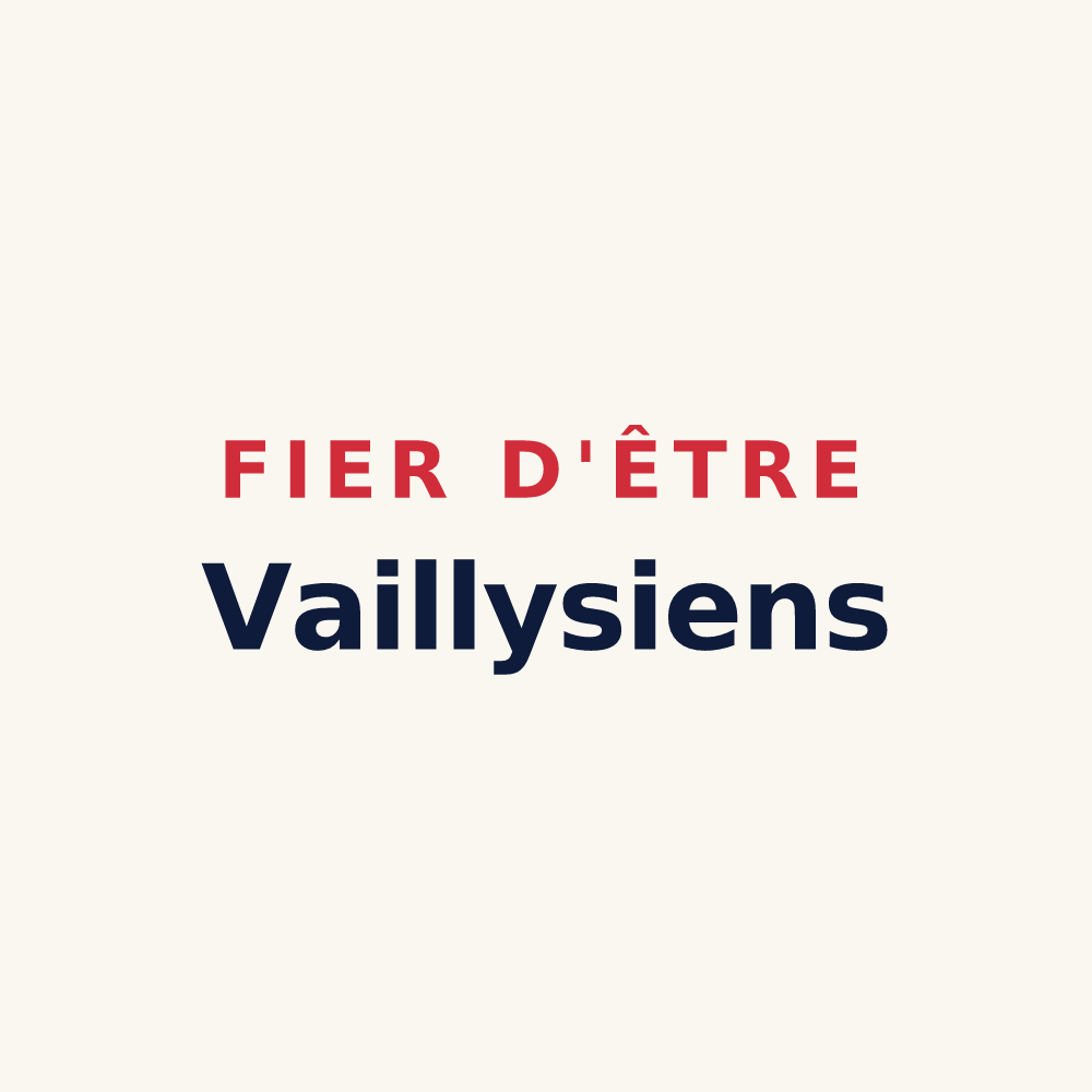 Tasse « Fier d'être Vaillysiens » — design pour Vailly-sur-Aisne