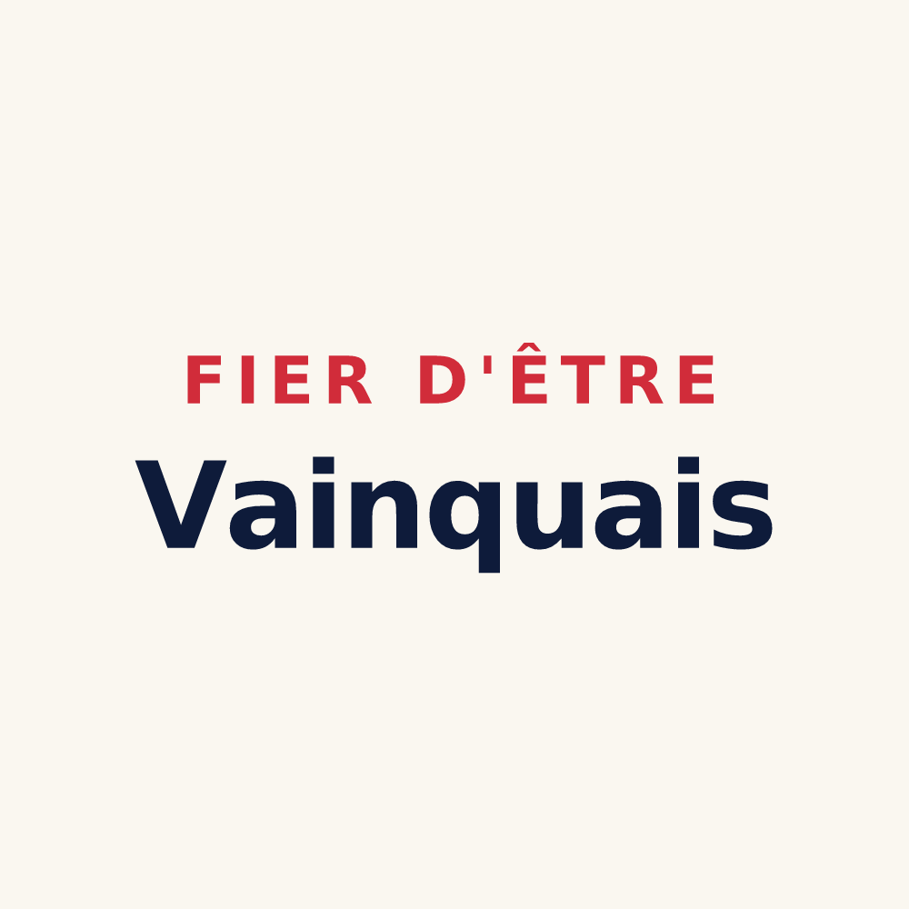 Tasse « Fier d'être Vainquais » — design pour Vains
