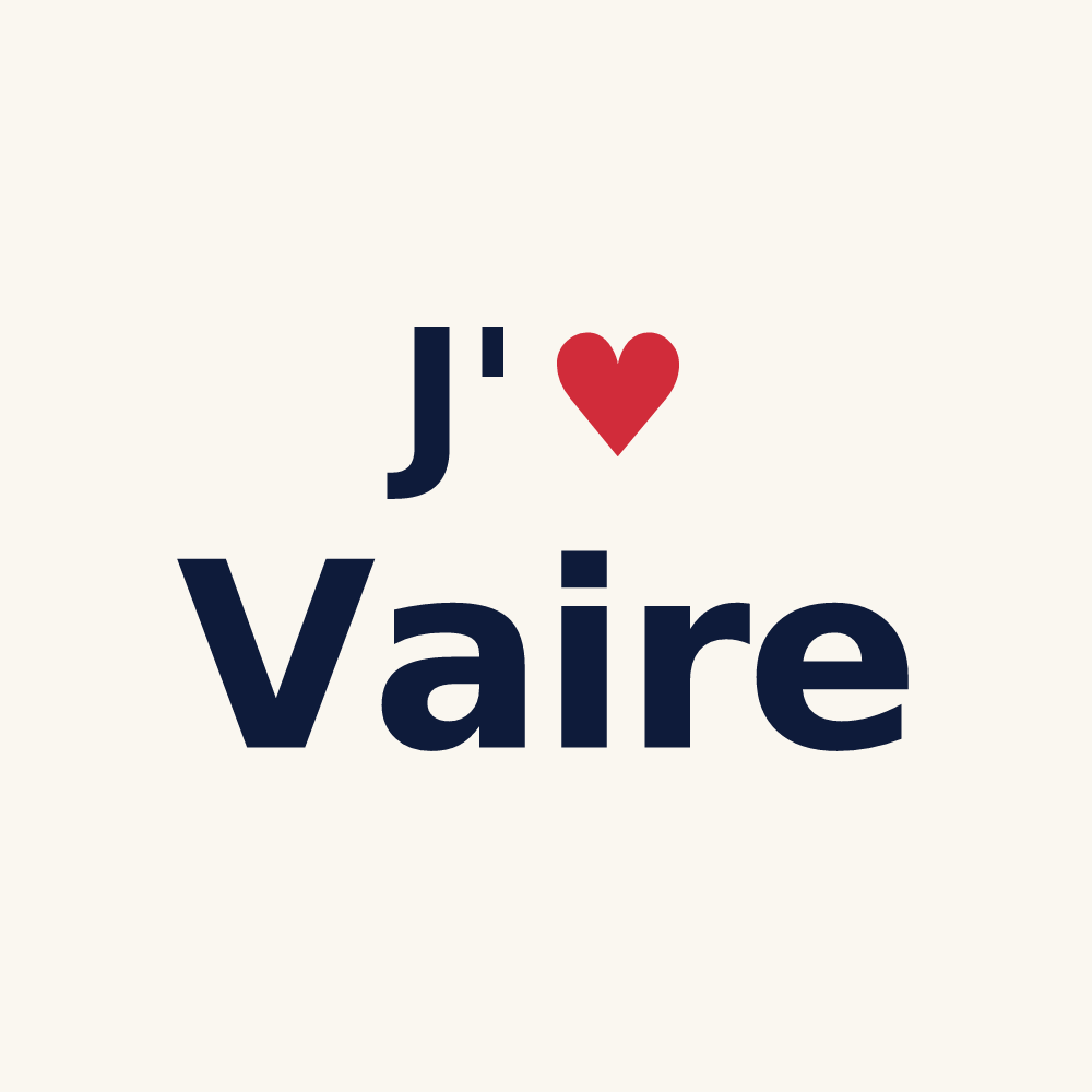 Tasse personnalisée Vaire — design J'aime Vaire