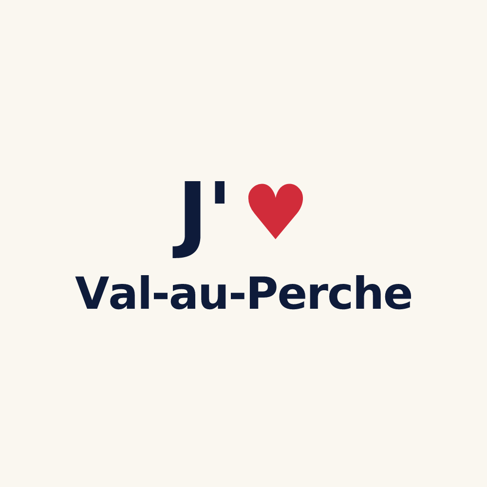 Tasse personnalisée Val-au-Perche — design J'aime Val-au-Perche