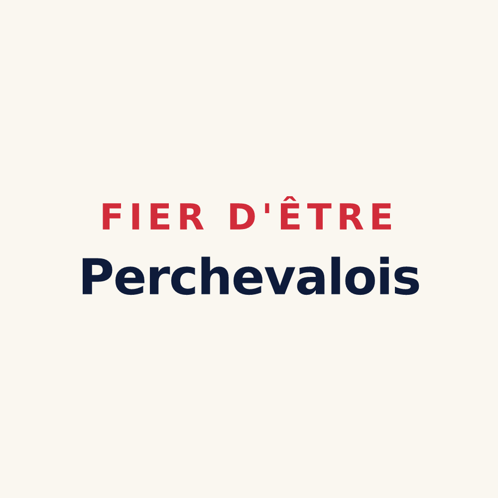 Tasse « Fier d'être Perchevalois » — design pour Val-au-Perche