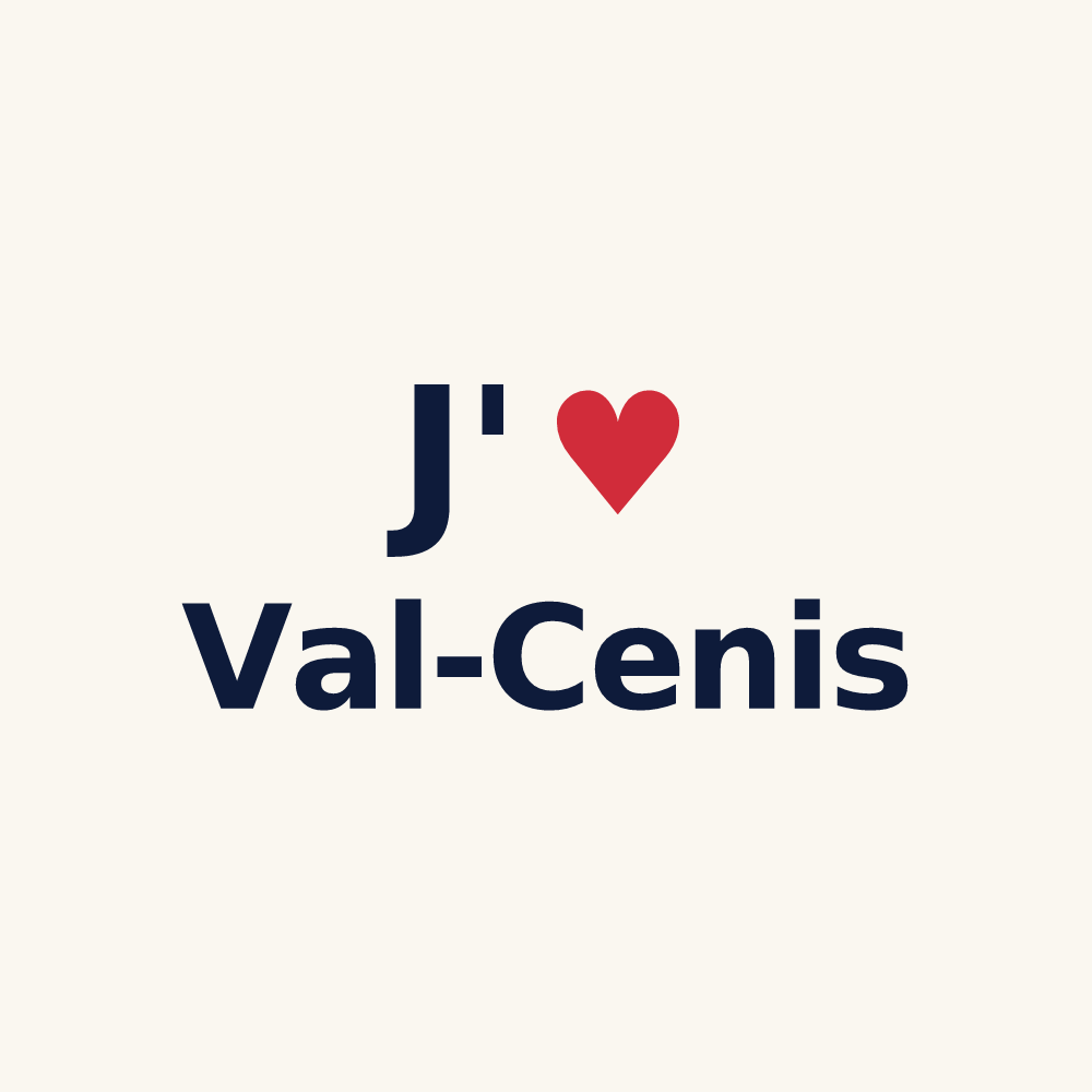 Tasse personnalisée Val-Cenis — design J'aime Val-Cenis