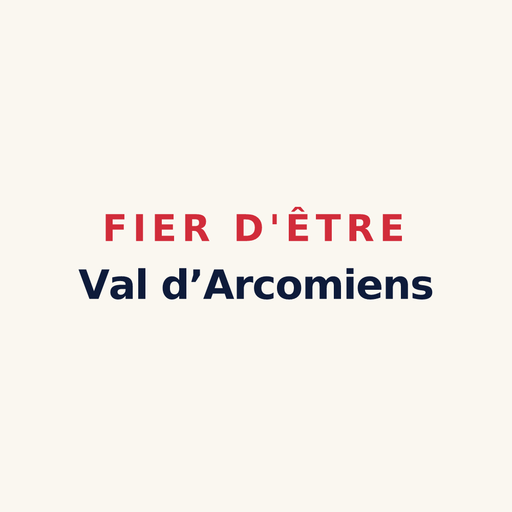 Tasse « Fier d'être Val d’Arcomiens » — design pour Val d'Arcomie