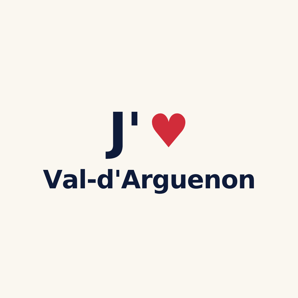 Tasse personnalisée Val-d'Arguenon — design « J'aime Val-d'Arguenon » imprimé sur la tasse