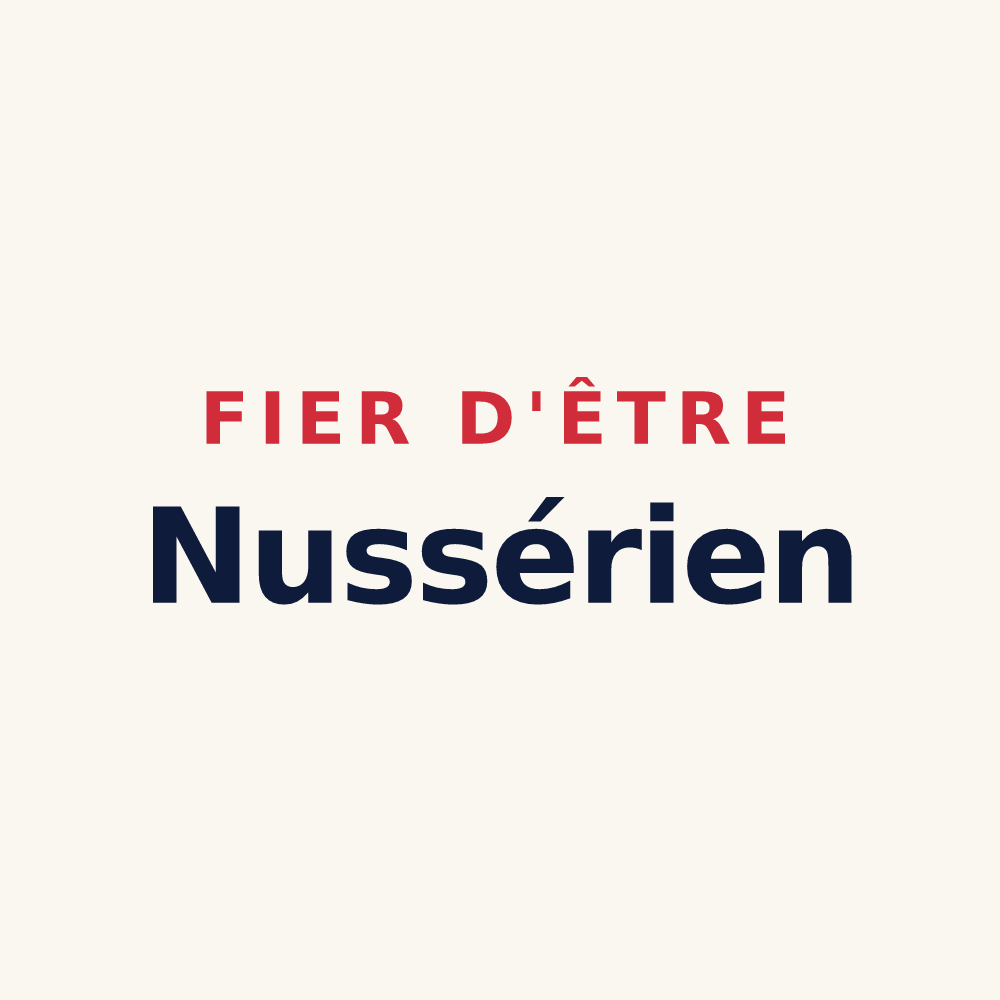 Tasse « Fier d'être Nussérien » — design pour Val d'Arry