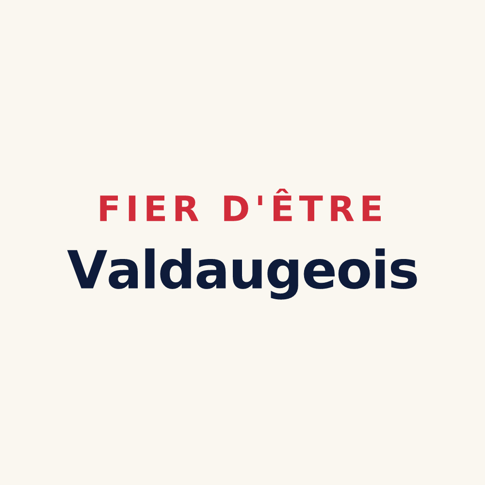 Tasse « Fier d'être Valdaugeois » — design pour Val-d'Auge