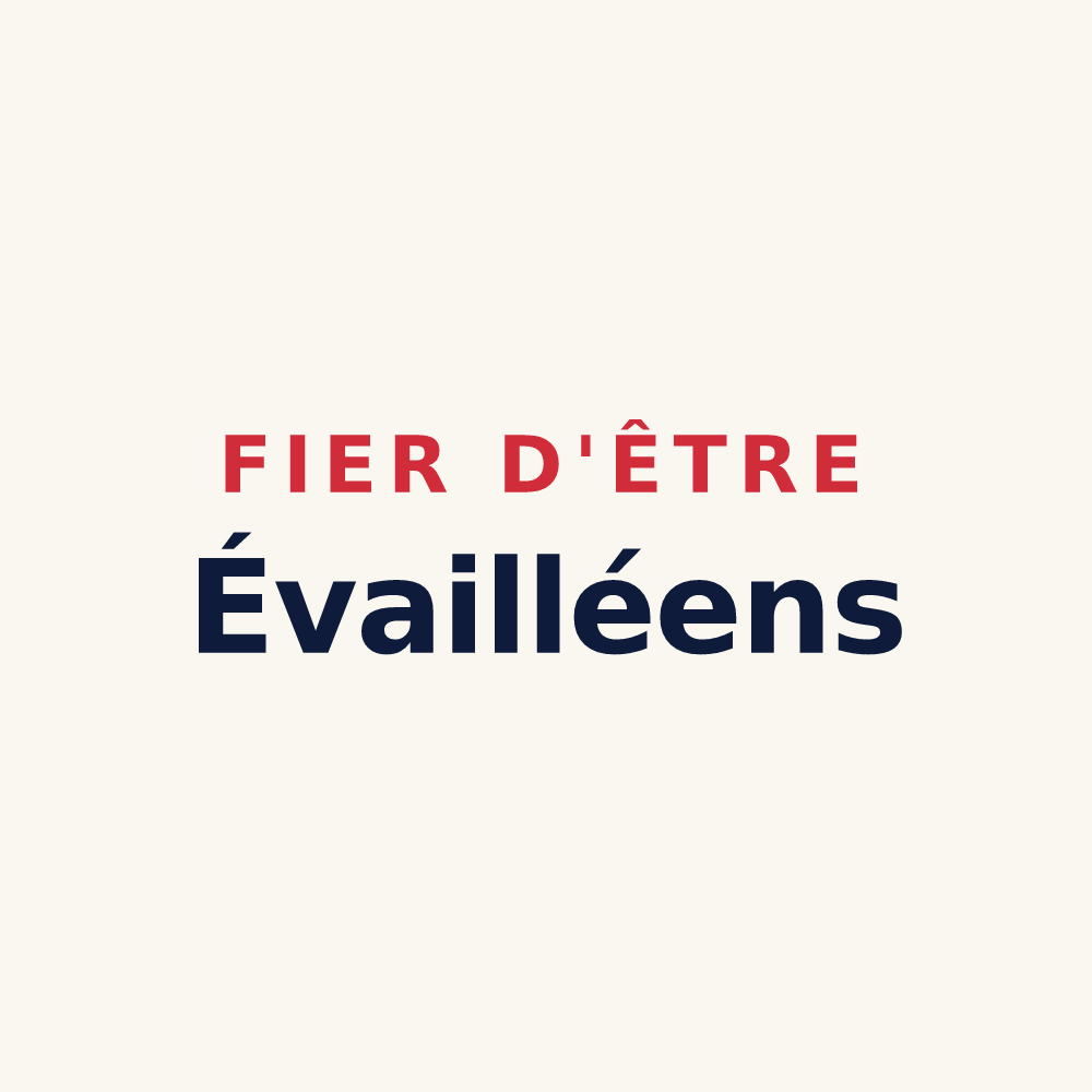 Tasse « Fier d'être Évailléens » — design pour Val-d'Étangson