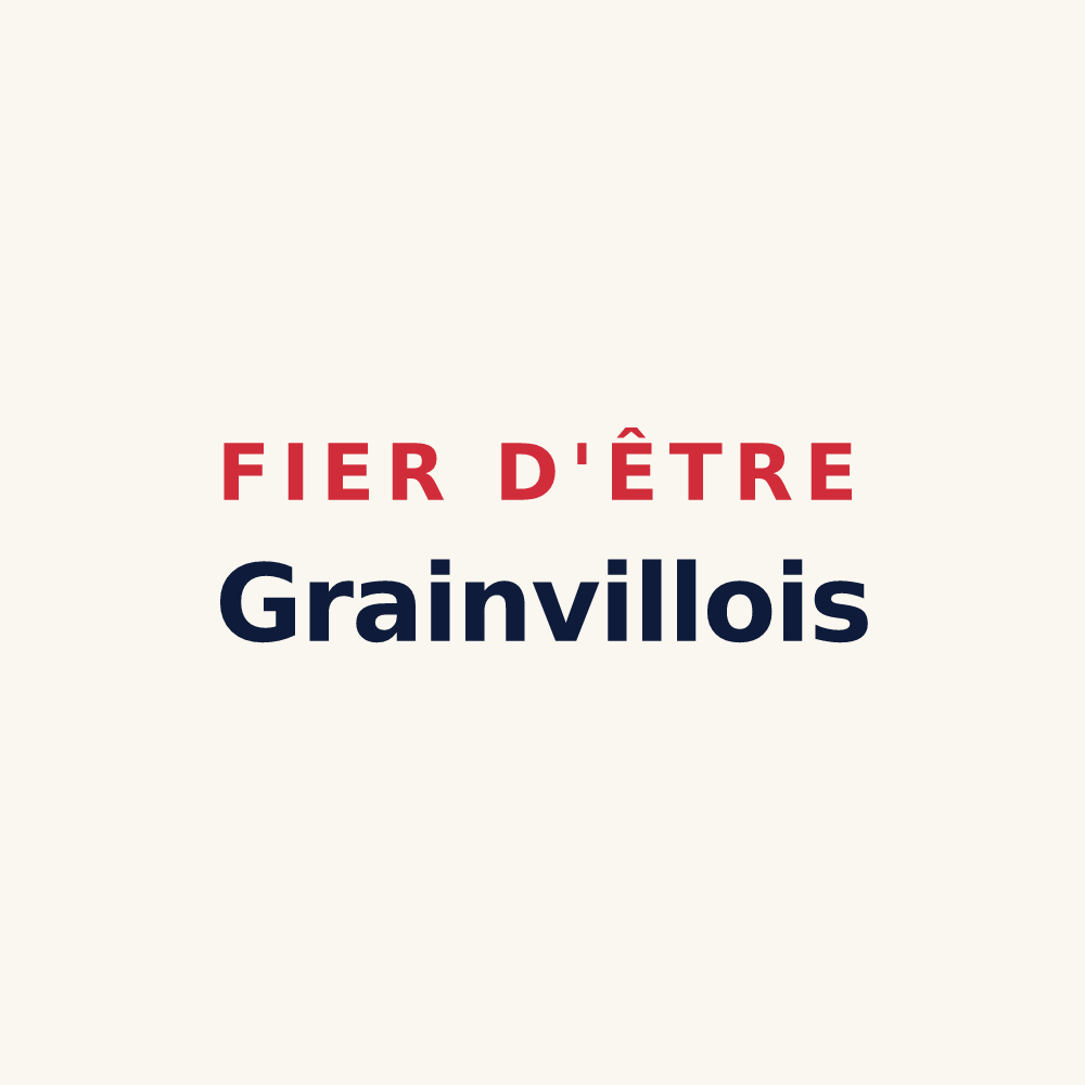 Tasse « Fier d'être Grainvillois » — design pour Val d'Orger