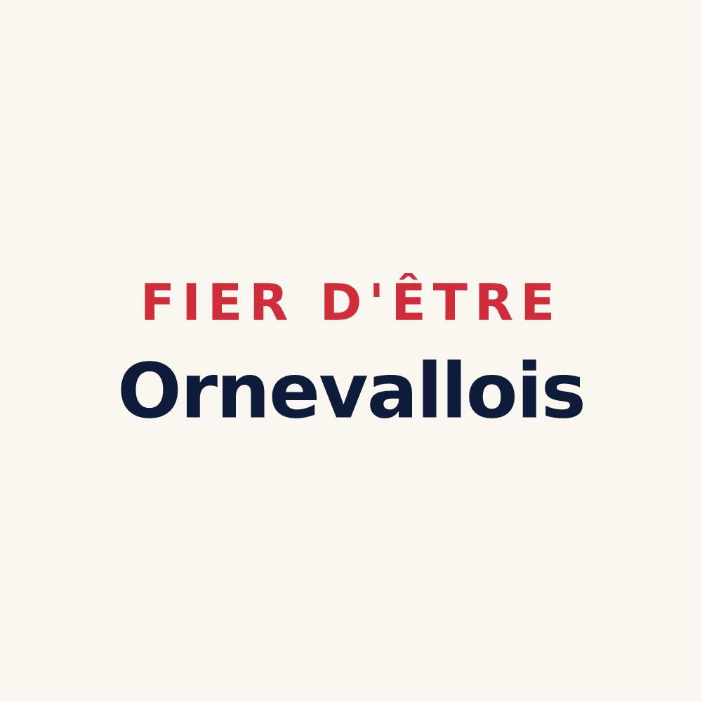 Tasse « Fier d'être Ornevallois » — design pour Val-d'Ornain