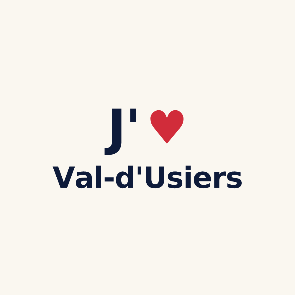 Tasse personnalisée Val-d'Usiers — design J'aime Val-d'Usiers