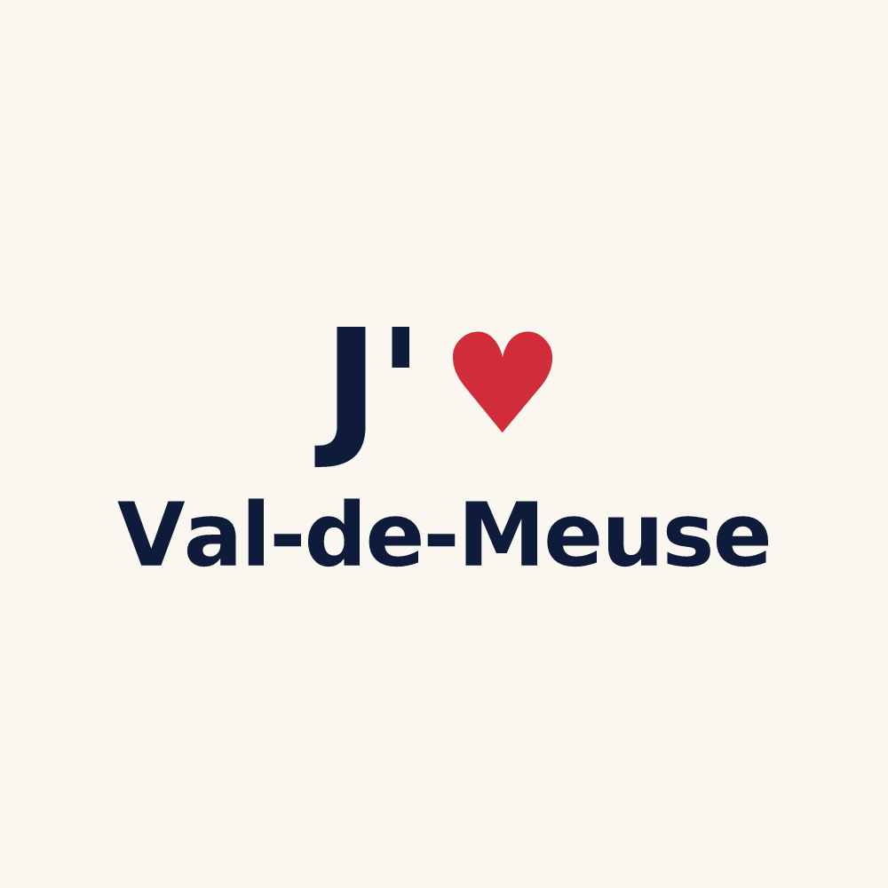 Tasse personnalisée Val-de-Meuse — design J'aime Val-de-Meuse