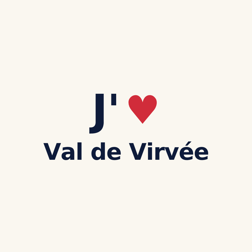 Tasse personnalisée Val de Virvée — design J'aime Val de Virvée