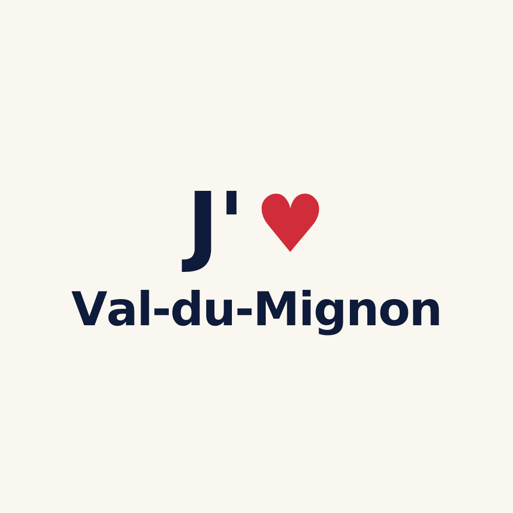 Tasse personnalisée Val-du-Mignon — design J'aime Val-du-Mignon