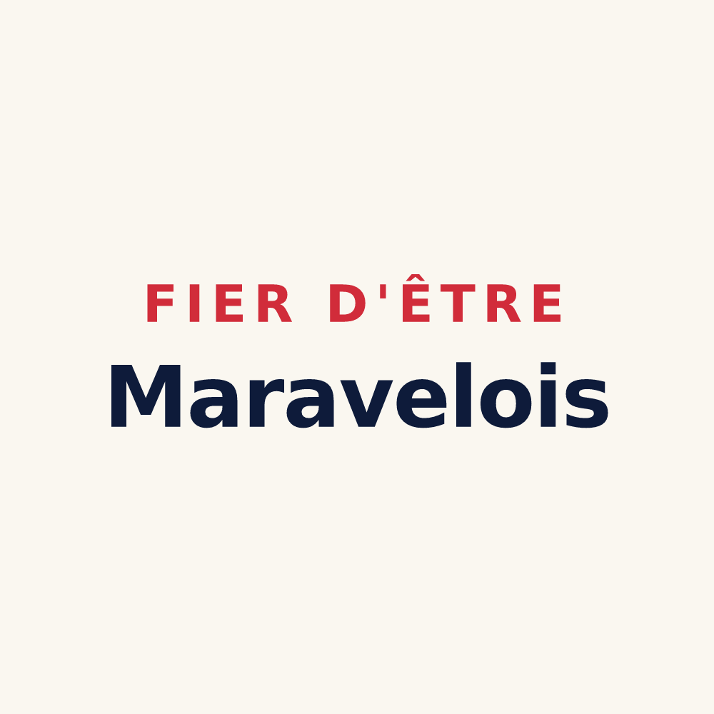 Tasse « Fier d'être Maravelois » — design pour Val-Maravel