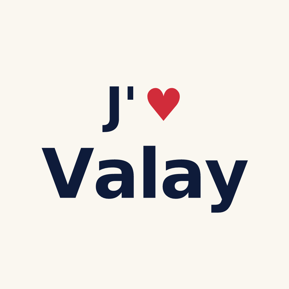 Tasse personnalisée Valay — design J'aime Valay