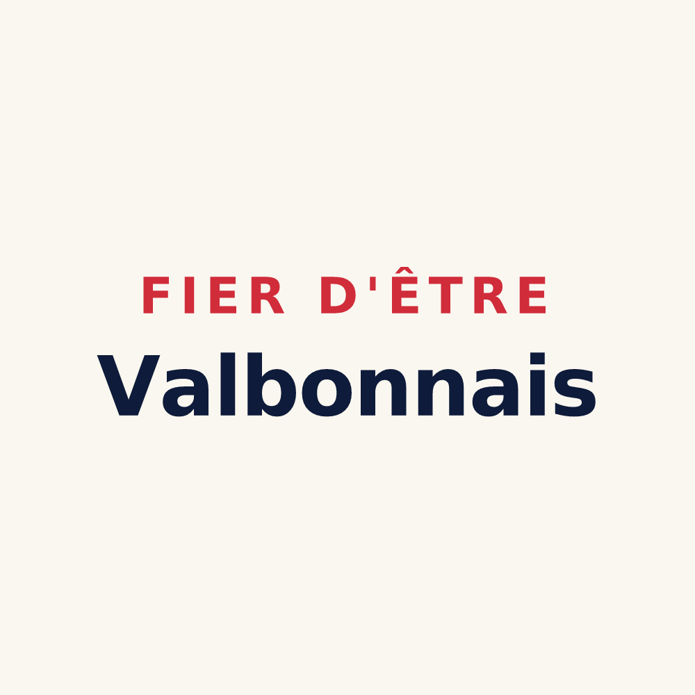 Tasse « Fier d'être Valbonnais » — design pour Valbonne