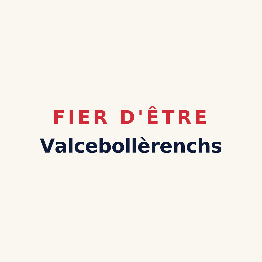 Tasse « Fier d'être Valcebollèrenchs » — design pour Valcebollère