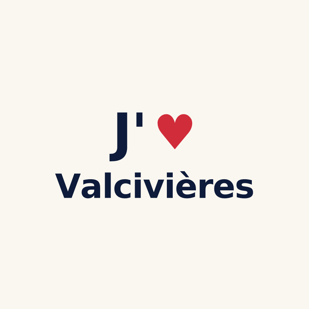 Tasse personnalisée Valcivières — design J'aime Valcivières