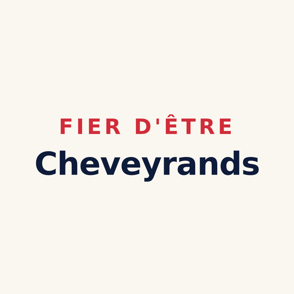 Tasse « Fier d'être Cheveyrands » — design pour Valcivières