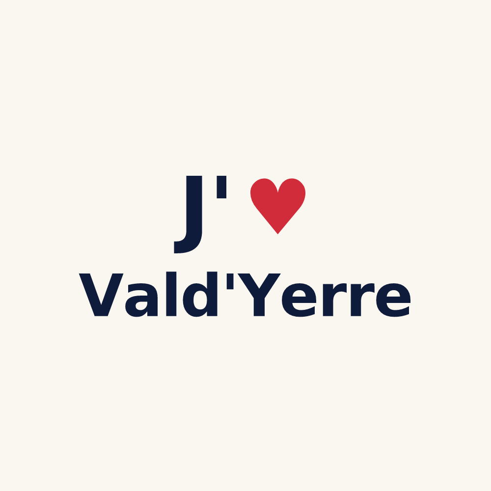 Tasse personnalisée Vald'Yerre — design J'aime Vald'Yerre