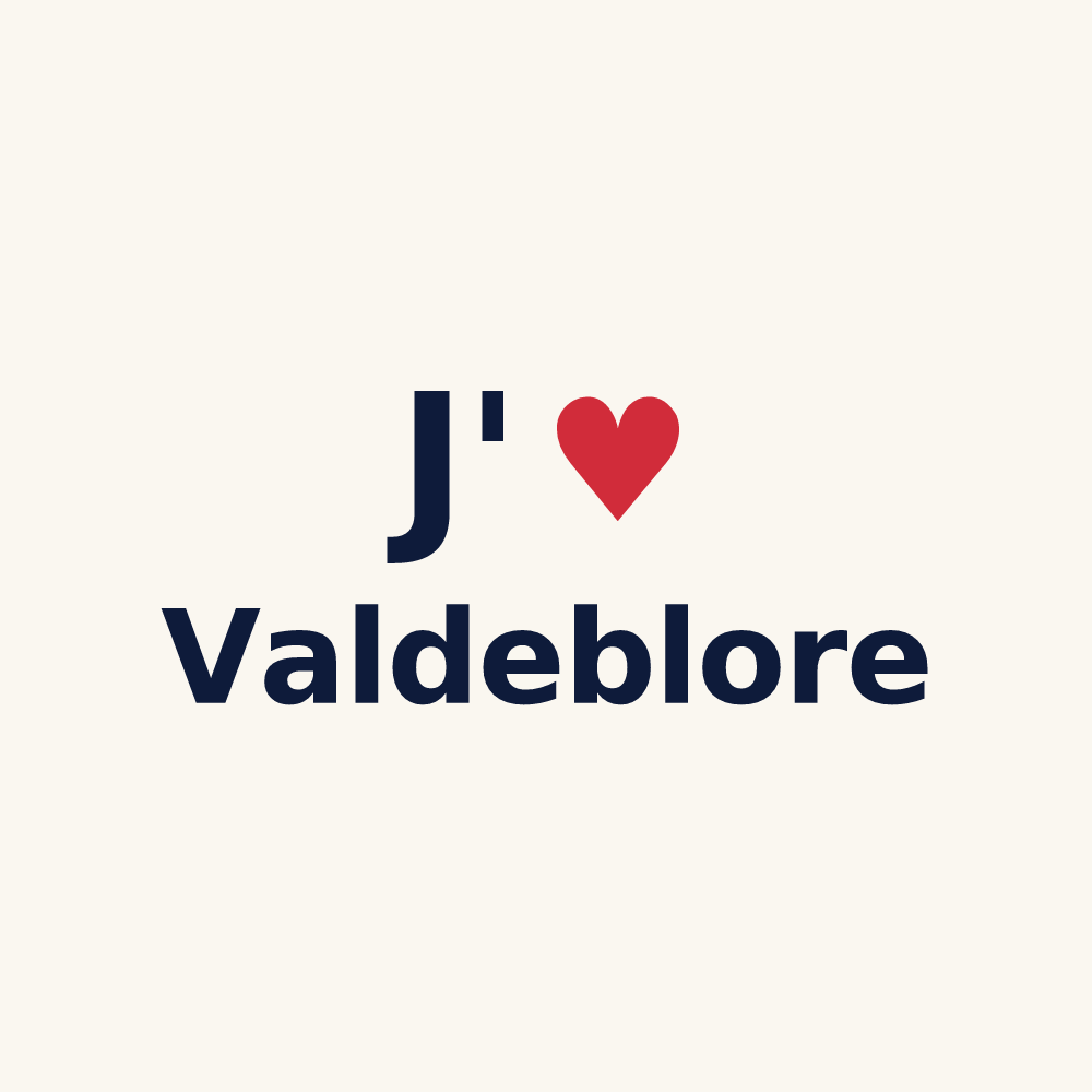 Tasse personnalisée Valdeblore — design J'aime Valdeblore